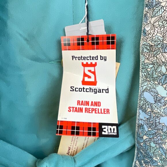 Vintage 1960s Forecaster of Boston Trench Rain Coat Size 13/14 Blue Scarf - Picture 5 of 14